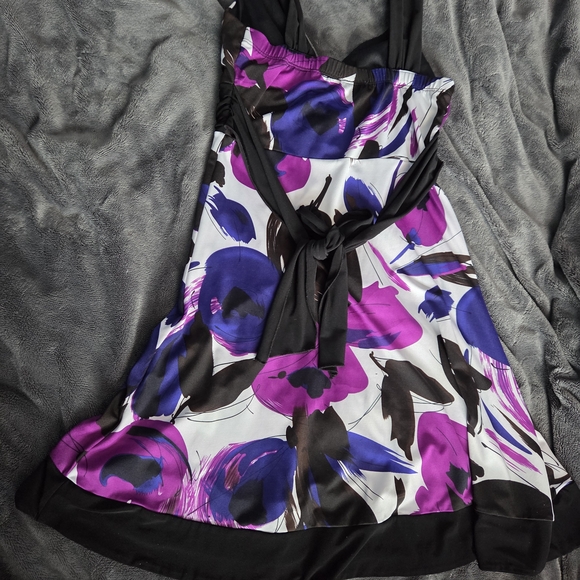 Eclipse Purple and Black Dress - Picture 3 of 4